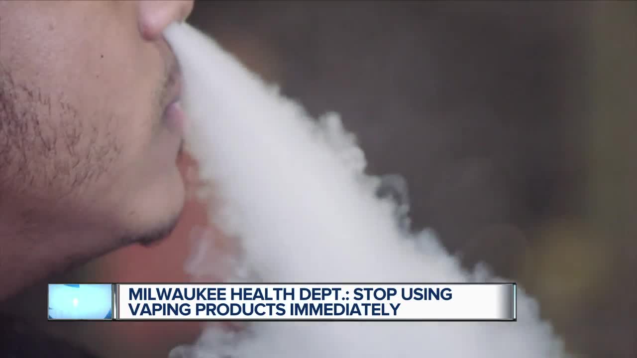 Milwaukee Health Department seeks immediate end to vaping