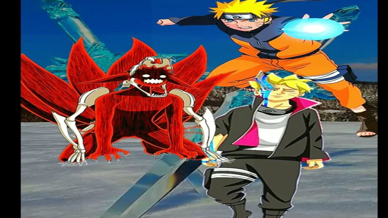 WHO IS STRONGEST?? Kurama VS Naruto & Boruto.