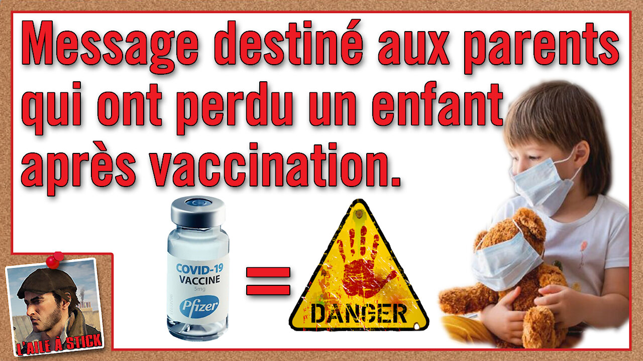 2021/089 Message destiné aux parents qui ont perdu un enfant après vaccination.