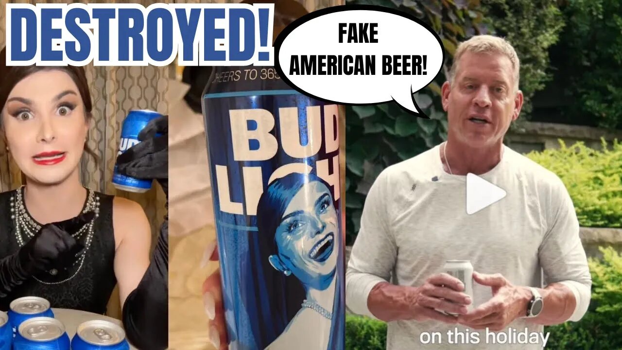 Troy Aikman DESTROYS Bud Light AGAIN for Being FAKE AMERICAN BEER COMPANY! Dylan Mulvaney ENDS THEM!