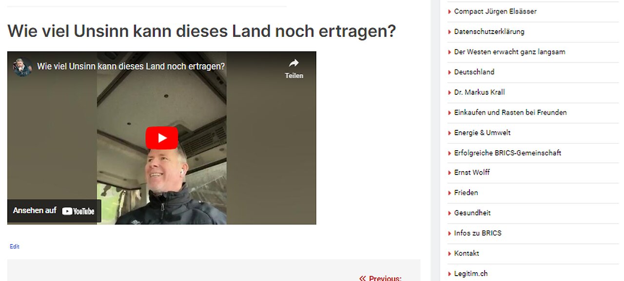 Wie viel Unsinn kann dieses Land noch ertragen?