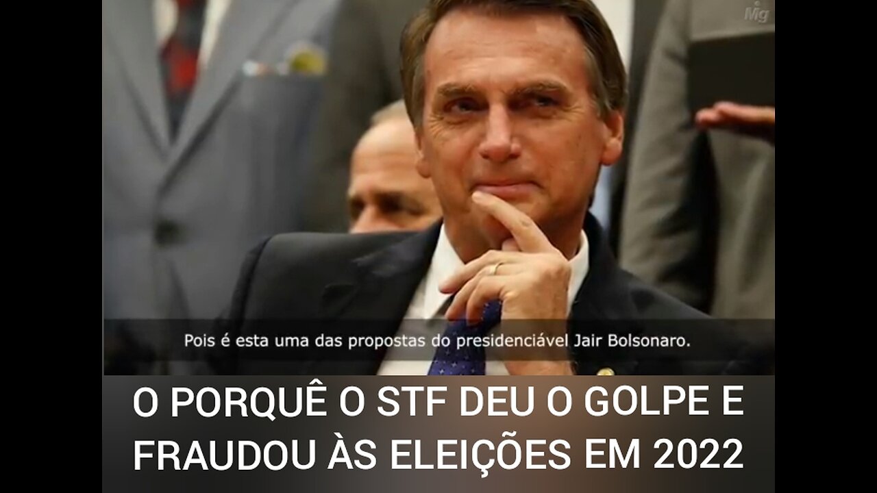 O porquê o STF fraudou às eleições e tomou o poder no Brasil, porque são criminosos a resposta está aqui, é por isso que os bandidos estão soltos e inocentes são presos.