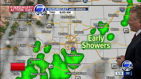 Cooler, wetter weather on the way to Denver