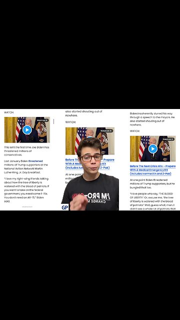 Victor Reacts: Joe Biden Once Again Threats Americans with F-16 Fighter Jets, Mocks Thomas Jefferson