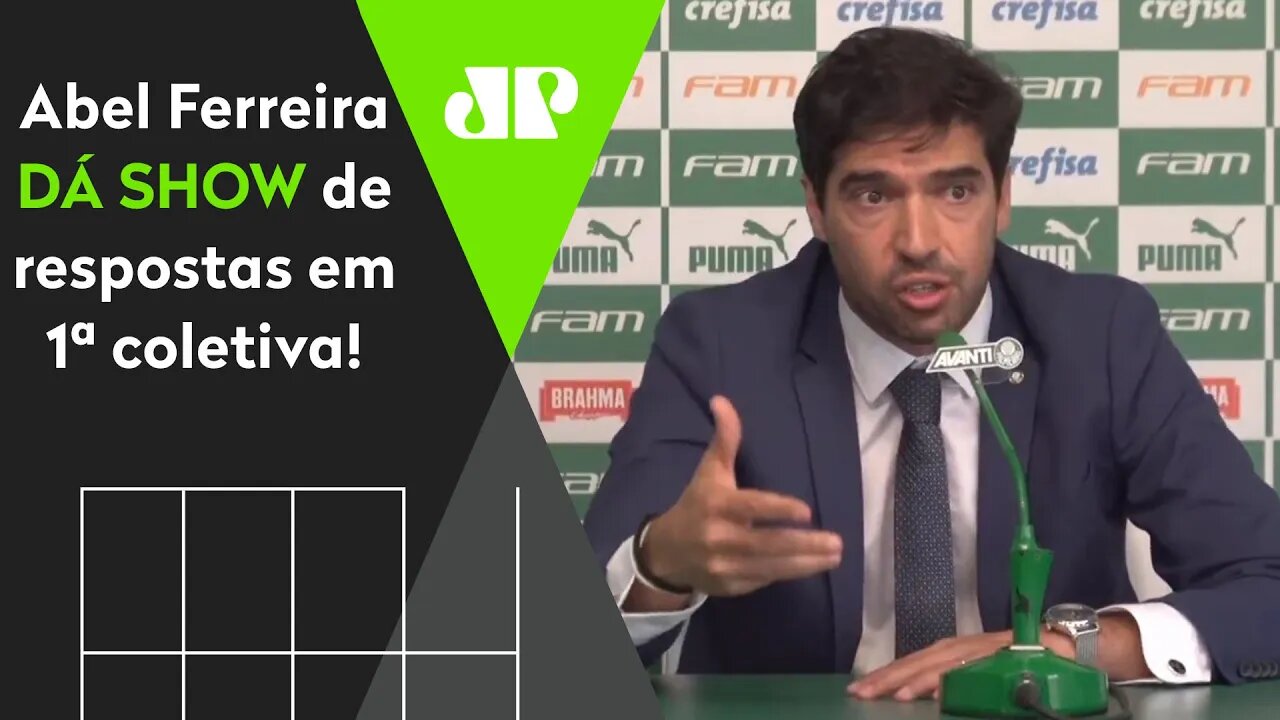 QUE FO**! OLHA o que Abel Ferreira falou na apresentação no Palmeiras!