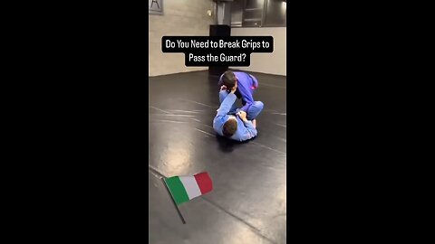 Do You Need to Break Grips to Pass the Guard?