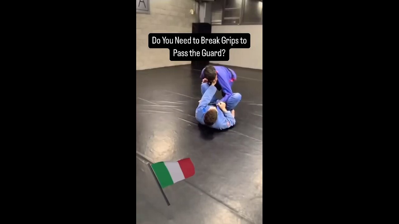 Do You Need to Break Grips to Pass the Guard?