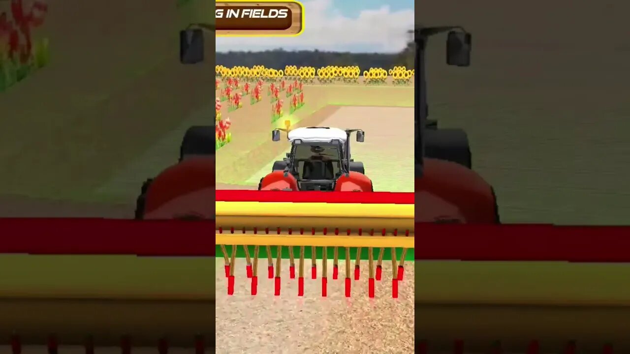 Indian Tractor Farming❤️✨️ #shorts #farming #ytshorts #trending #farmingsimulator