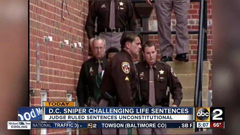 D.C. sniper challenging life sentences