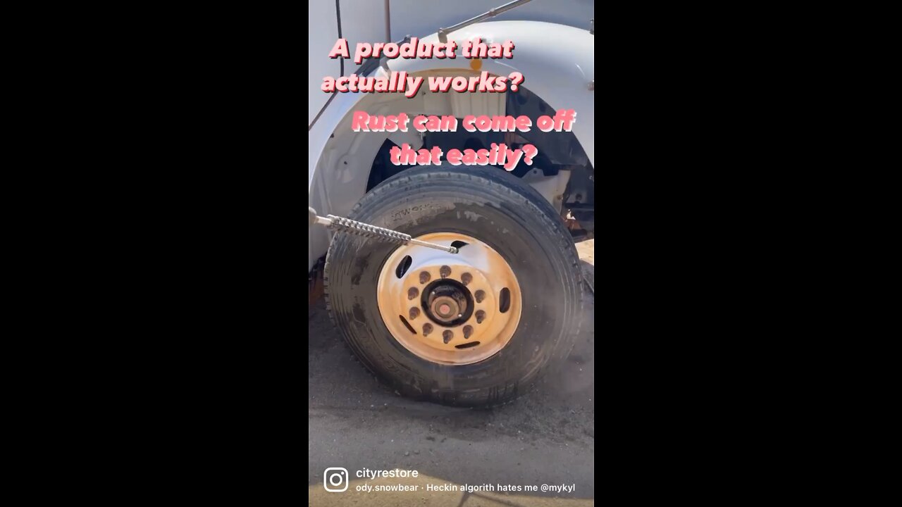 Calcium and rust can come that easy?
