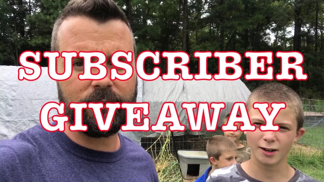 Subscriber Giveaway