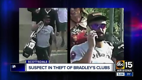 Police looking for suspect who stole Archie Bradley's golf clubs