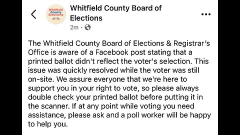 🚨 CHECK YOUR BALLOTS GEORGIA! Dominion Machines Are Flipping Votes!