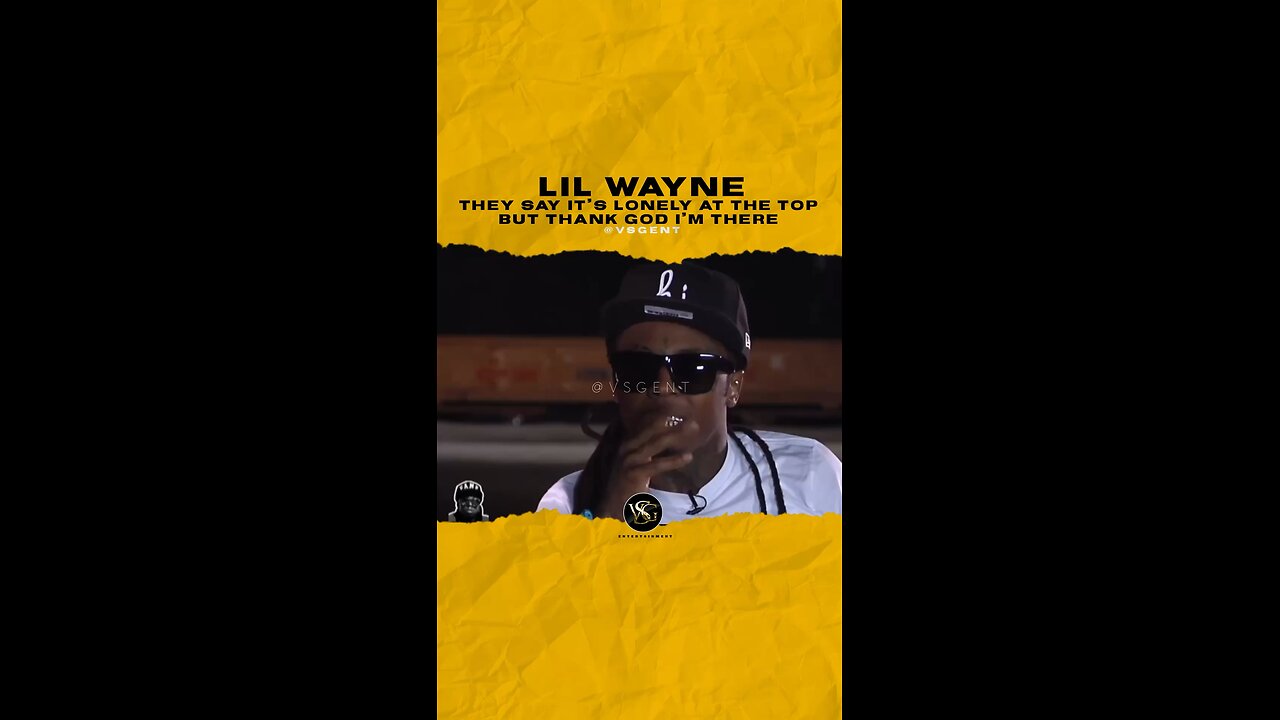@liltunechi They say it’s lonely at the top but thank God I’m there