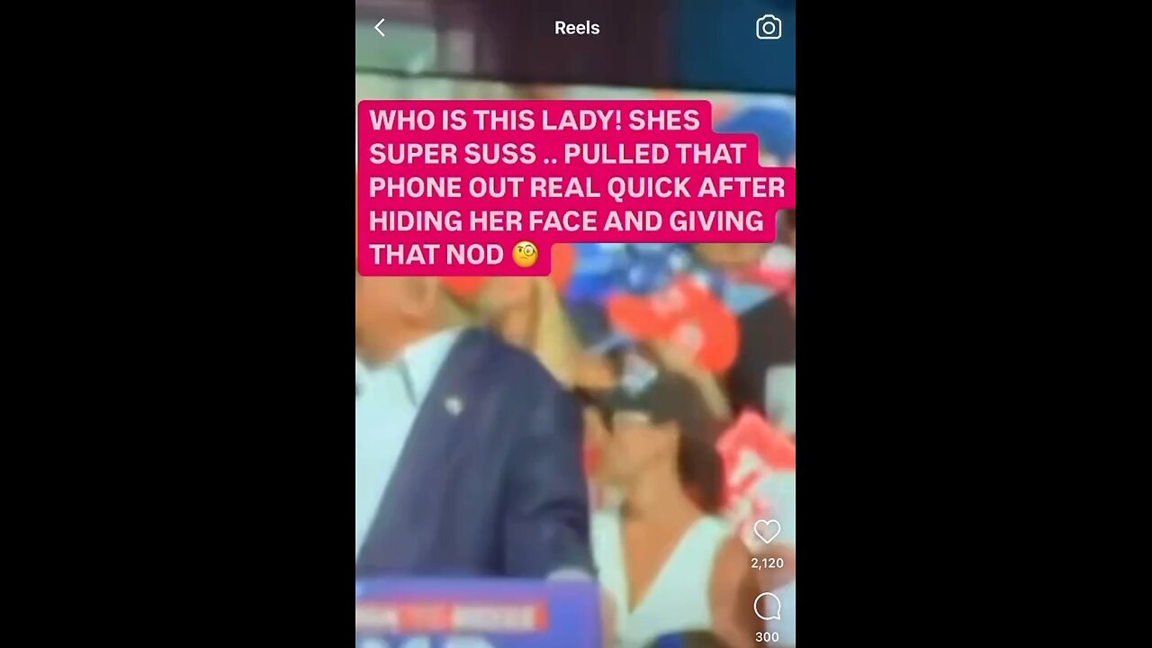 ASSASSINATION ATTEMPTS ON TRUMP, WATCH A LADY WITH BIDEN SIGN!!