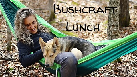 Bushcraft Lunch in the Woods with my Dog | Fire Prep and Tick Prevention Tips |