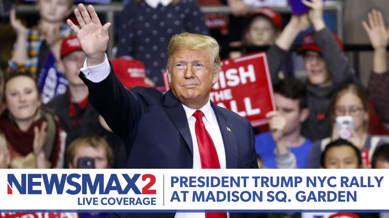 LIVE: President Donald Trump Rally at Madison Square Garden, New York City | NEWSMAX2