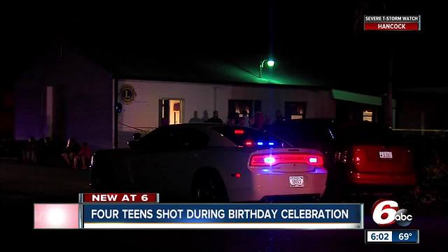 Four teens shot during birthday celebration in Lawrence, 14-year-old arrested