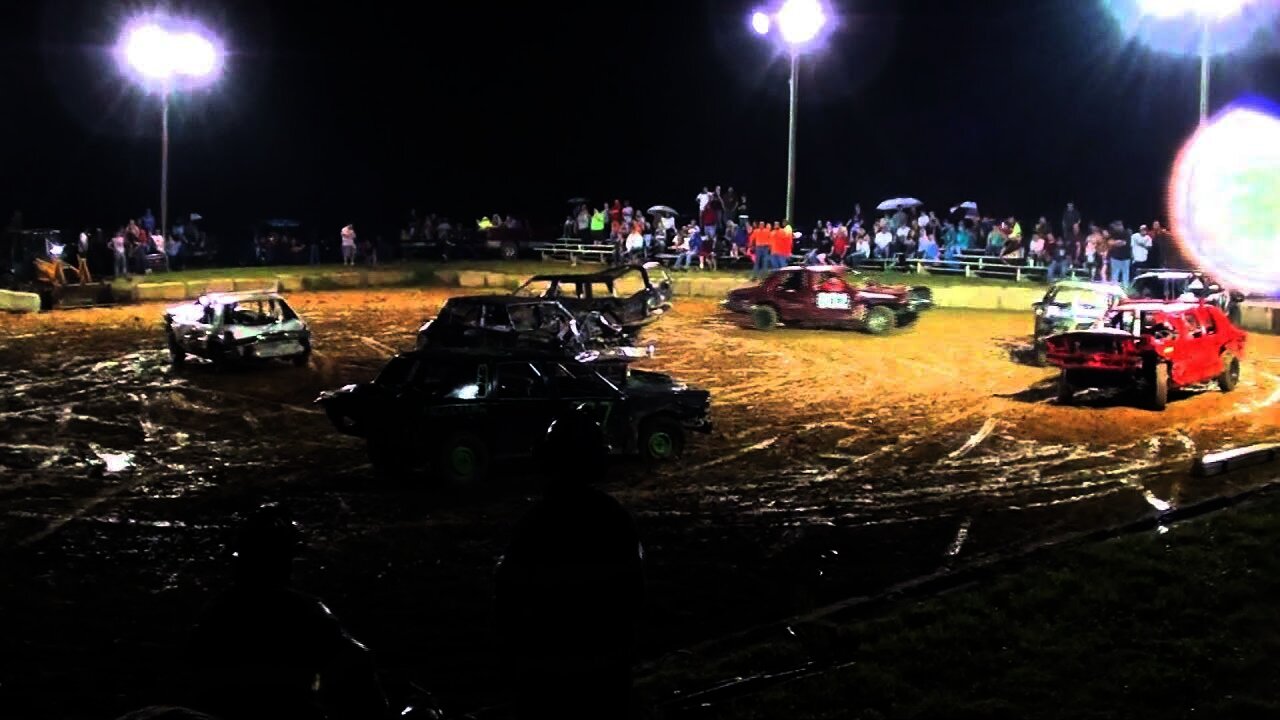 Glencoe KY Full size modified demo derby 5-21-11