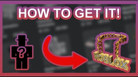 HOW TO GET THE GOLDLIKA ROBLOX CHAIN FOR FREE! (ROBLOX)