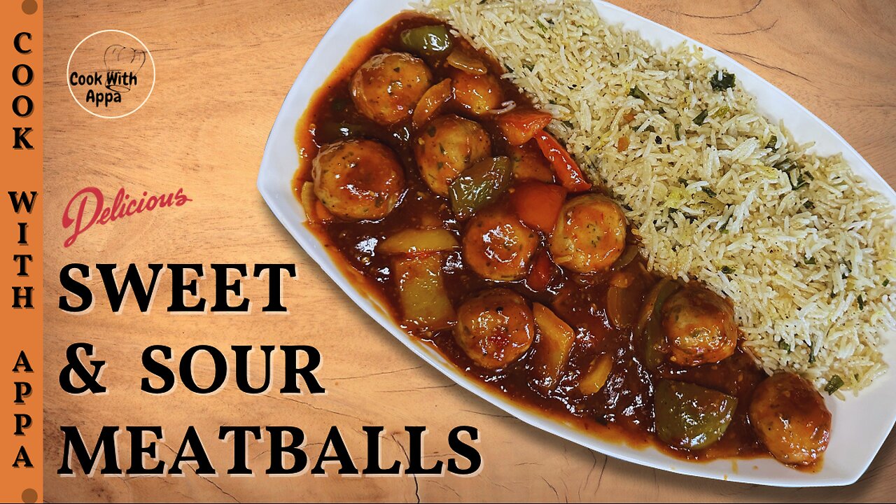 Sweet & Sour Meatballs | Sweet & Tangy Meatballs | Hawaiian Meatballs | Party Meatballs #meatballs