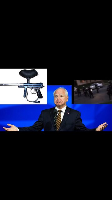 Tampon Tim Walz - Ordered Police To Paintball Citizens (2020)