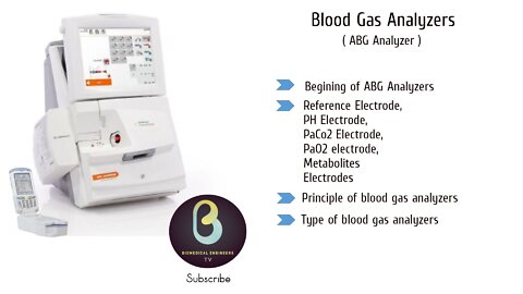 Blood gas analyzers