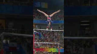 Nastia Liukin Bars Final 🥈 2008 Beijing Olympics #shorts