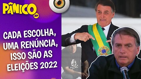 Bolsonaro: 'OPTEI PELA REELEIÇÃO PORQUE NÃO TINHA NINGUÉM COM UM PERFIL PARECIDO COM O MEU'