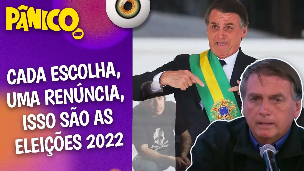 Bolsonaro: 'OPTEI PELA REELEIÇÃO PORQUE NÃO TINHA NINGUÉM COM UM PERFIL PARECIDO COM O MEU'