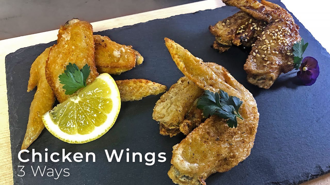 Japanese Chicken Wings 3 Ways