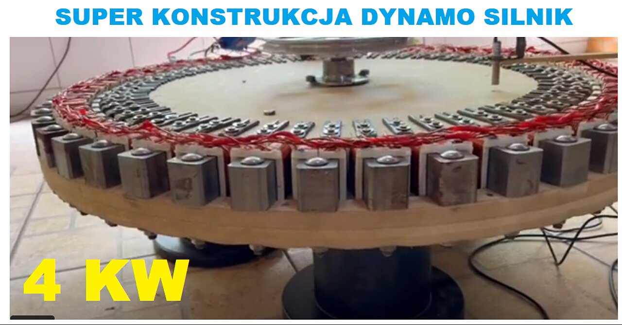 MEGA SUPER KONSTRUKCJA DYNAMO SILNIKA - 4KW