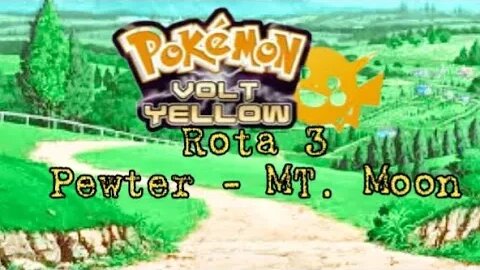 Pokemon Volt Yellow - Rota 03 de Pewter à Mt. Moon