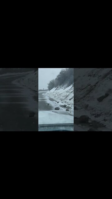 We almost died in a rockslide! #colorado #icefishing