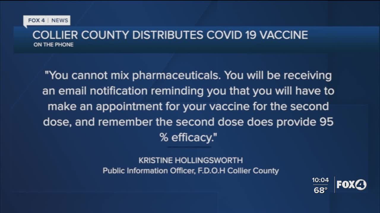 Collier residents received their vaccinations