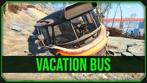 Vacation Bus in Fallout 4 - A Journey into the Past of Pre-War America