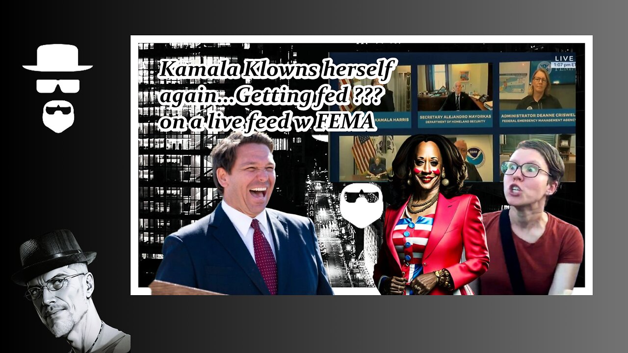 KAMALA KLOWNS HERSELF...AGAIN...