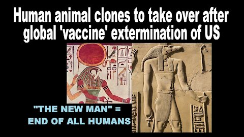 Human animal clones to take over after global 'vaccine' extermination of US