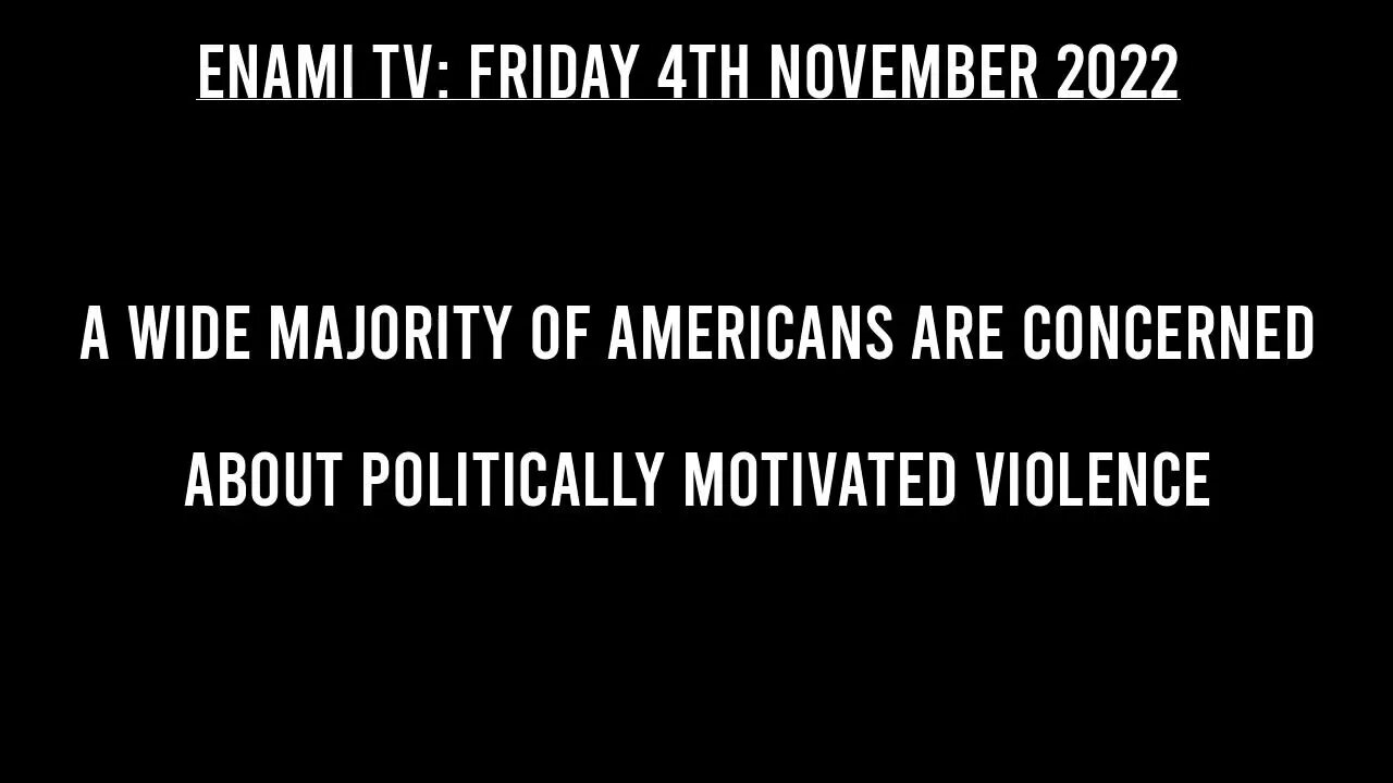 A wide majority of Americans are concerned about politically motivated violence.