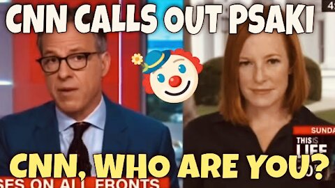 CNN, WHO ARE YOU? - Wow! CNN Actually Calls Out JEN PSAKI on Biden Administration Hypocrisy