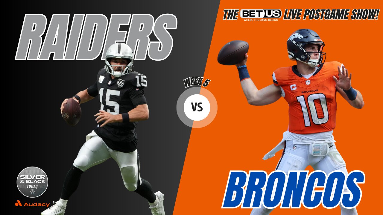 Unfiltered Analysis: The LIVE BetUS Raiders vs. Broncos Game Reaction Show