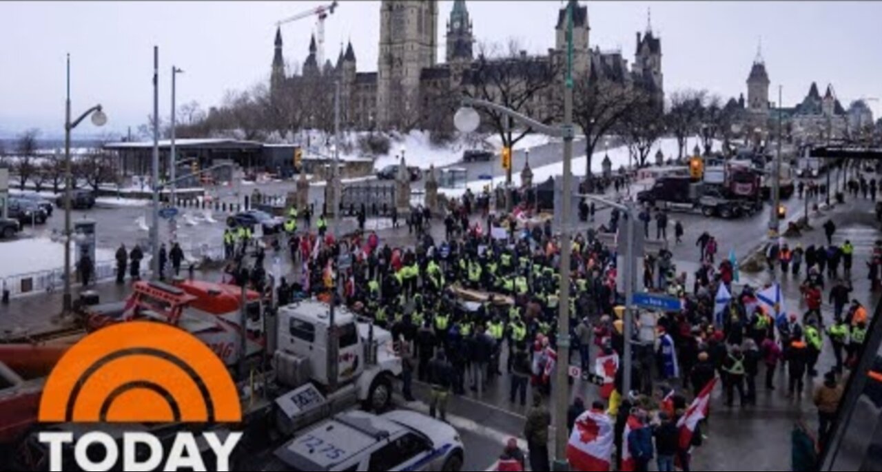 Canadian Truckers Resist Orders To End Blockade At Border Crossing