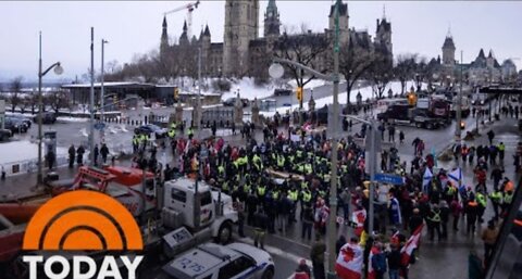 Canadian Truckers Resist Orders To End Blockade At Border Crossing