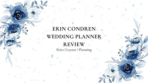 Erin Condren Wedding Planner Walk Through | 2023