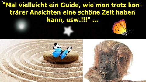 "Mal vielleicht ein Guide, wie man trotz konträrer Ansichten eine schöne Zeit haben kann"