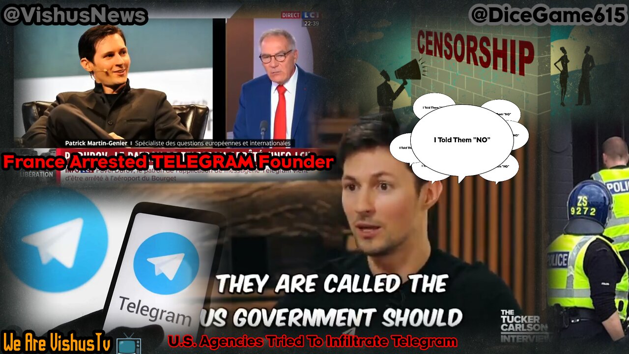 New- U.S. Agencies Tried To Infiltrate Telegram... #VishusTv 📺