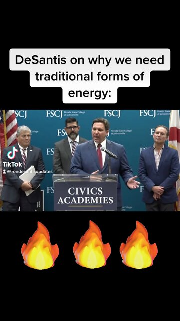 DeSantis on why we need traditional forms of energy Donald Trump, Joe Biden, Dan Bongino