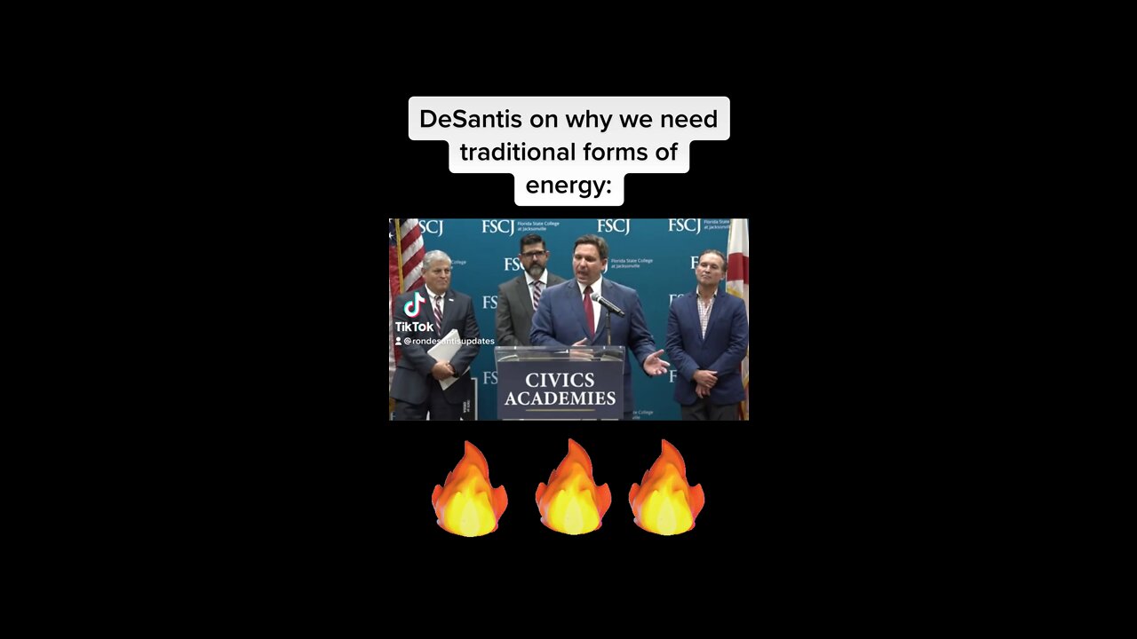 DeSantis on why we need traditional forms of energy Donald Trump, Joe Biden, Dan Bongino