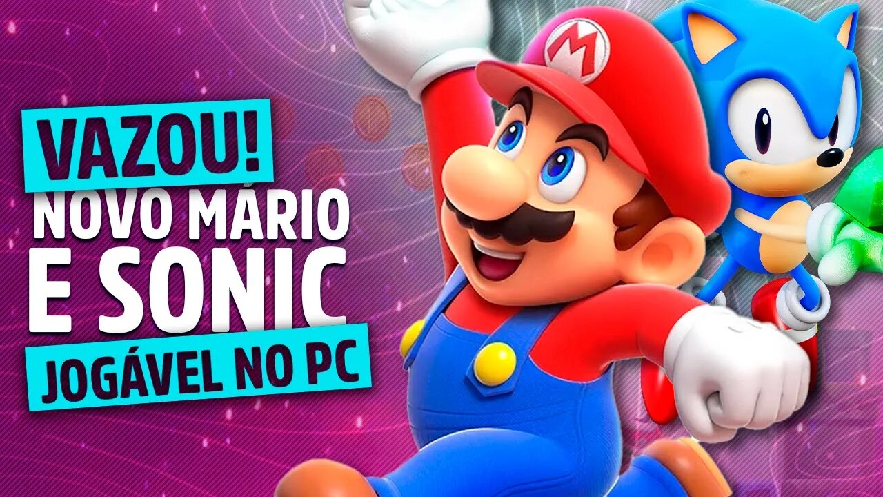 VAZOU! Super Mario Bros. Wonder e Sonic Superstars TOTALMENTE JOGÁVEL NO PC!