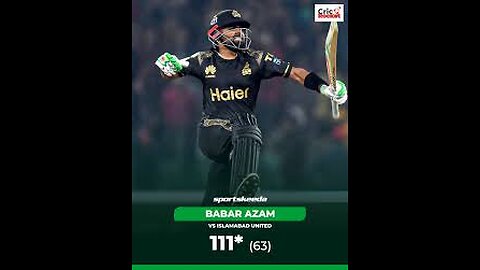 Sensational 2 Century By Babar Azam in PSL
